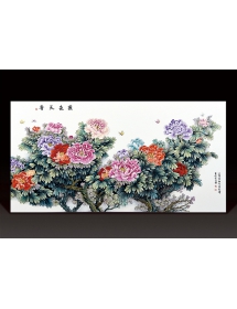 粉彩·國色天香-張愛華